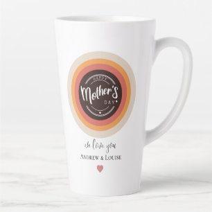 Tasse Latte Joyeuse fête des mères