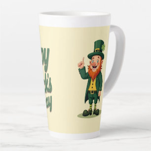 Tasse Latte Joyeuse Saint-Patrick Mignon Lutin