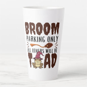 Tasse Latte Joyeux Citrouille d'Halloween Scarecrow
