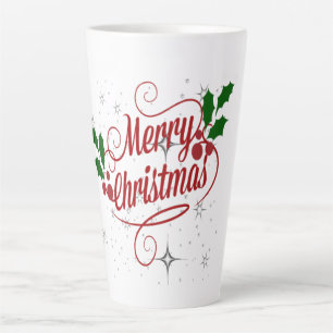 Tasse Latte Joyeux latte de Noël