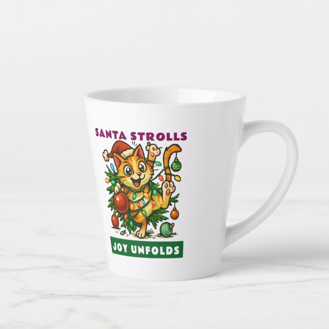 Tasse Latte Joyeux Noël (Droite)
