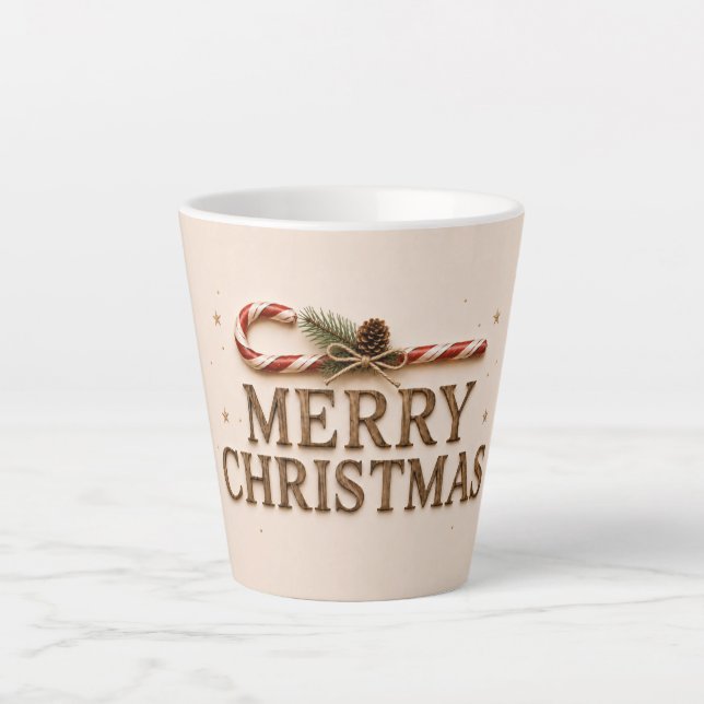 TASSE LATTE JOYEUX NOËL (Devant)