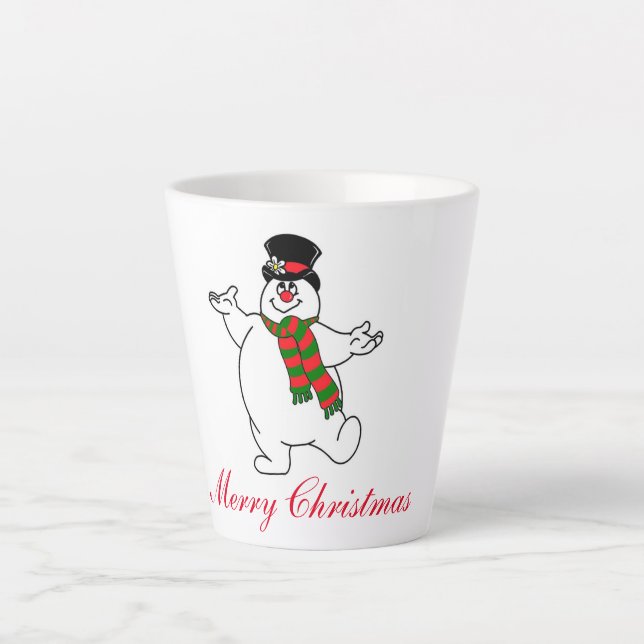 Tasse Latte Joyeux Noël (Devant)