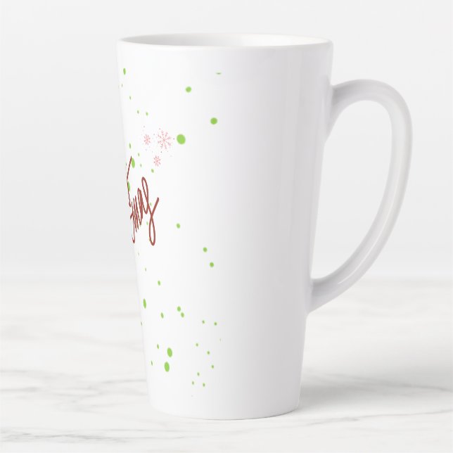 Tasse Latte Joyeux Noël  (Droite)