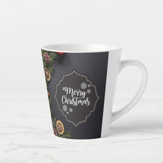 Tasse Latte Joyeux Noël (Droite)