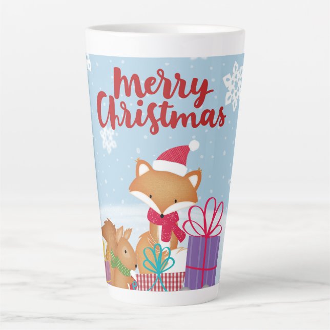 Tasse Latte Joyeux Noël (Devant)