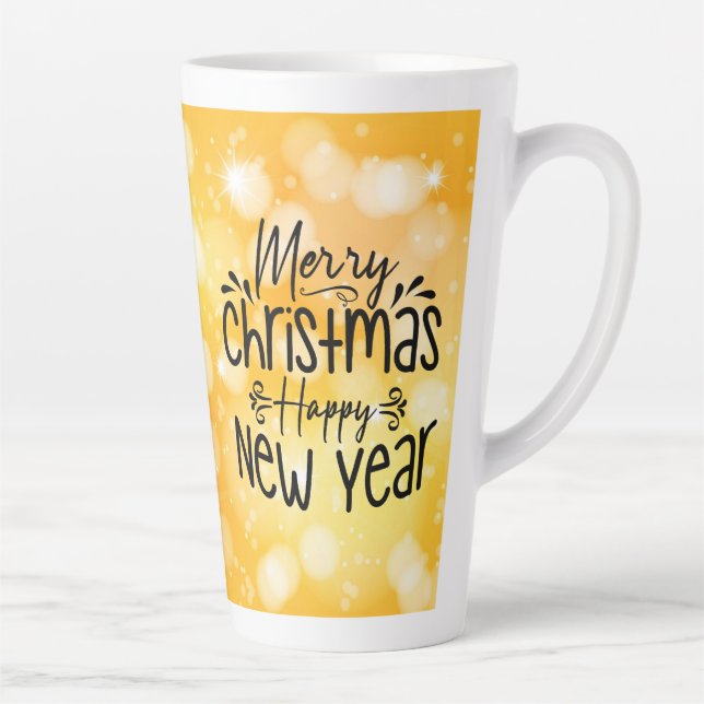 Tasse Latte Joyeux Noël Bonne année-45910 (Droite)