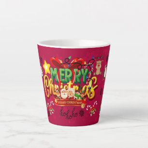 Tasse Latte Joyeux Noël cadeau de fête