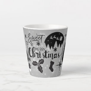 Tasse Latte Joyeux Noël cadeau de fête