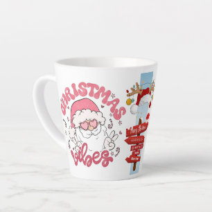 Tasse Latte Joyeux Noël cadeau de fêtes