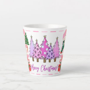 Tasse Latte Joyeux Noël cadeau de vacances