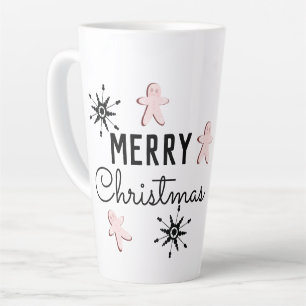 Tasse Latte Joyeux Noël Cookie pain d'épices
