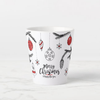 Tasse Latte Joyeux Noël et Bonne Année