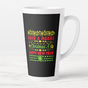 Tasse Latte Joyeux Noël Une Bonne Année