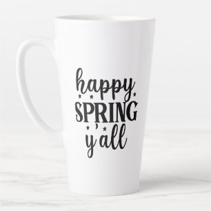 Tasse Latte Joyeux Printemps à Tous-67210