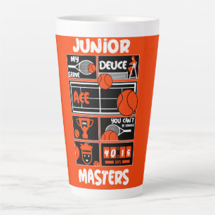 Tasse Latte Junior Boys Tennis Player