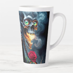 Tasse Latte Jusqu'à la mort, au-delà de l'éternité.
