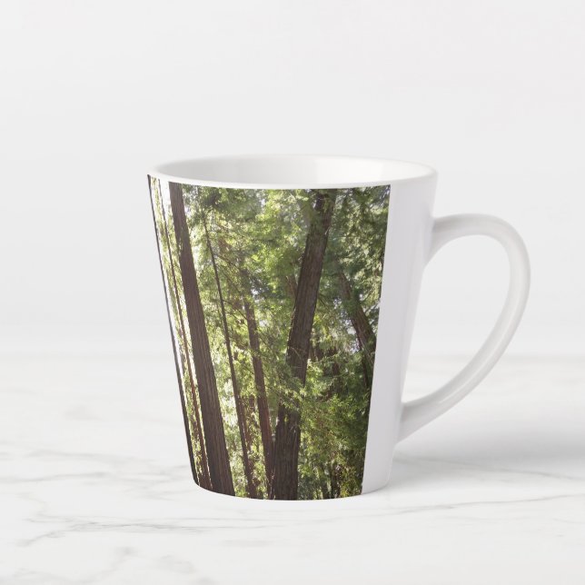 Tasse Latte Jusqu'aux Séquoias le Matin (Droite)