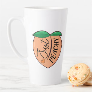 Tasse Latte Juste Peachy Funny