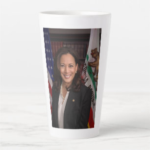 Tasse Latte Kamala Harris Vice-président américain, Biden 2024