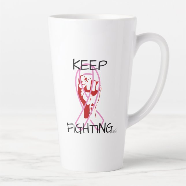 Tasse Latte Keep Fighting (Droite)