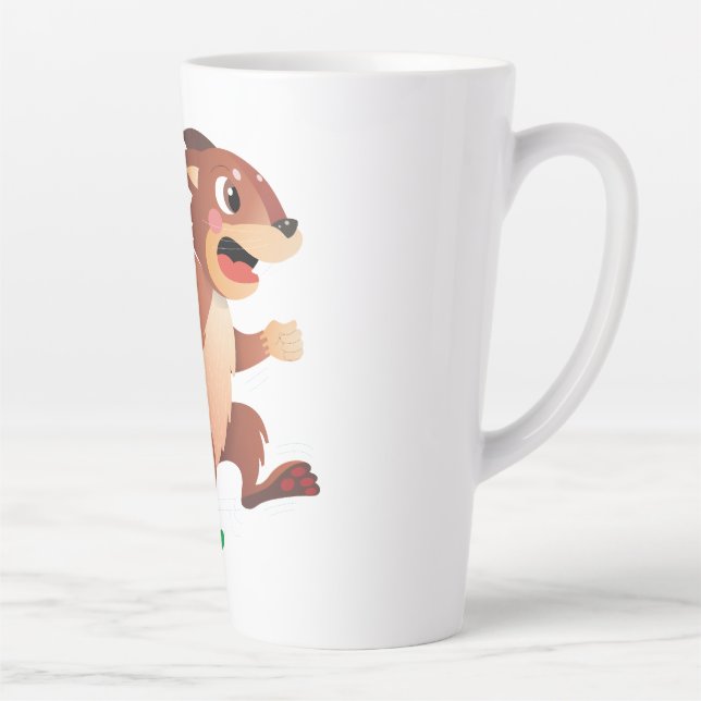 Tasse Latte Kelossus, Happy Scott Squirrel (Droite)