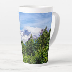 Tasse Latte Kenai Fjords Snowy Mountains