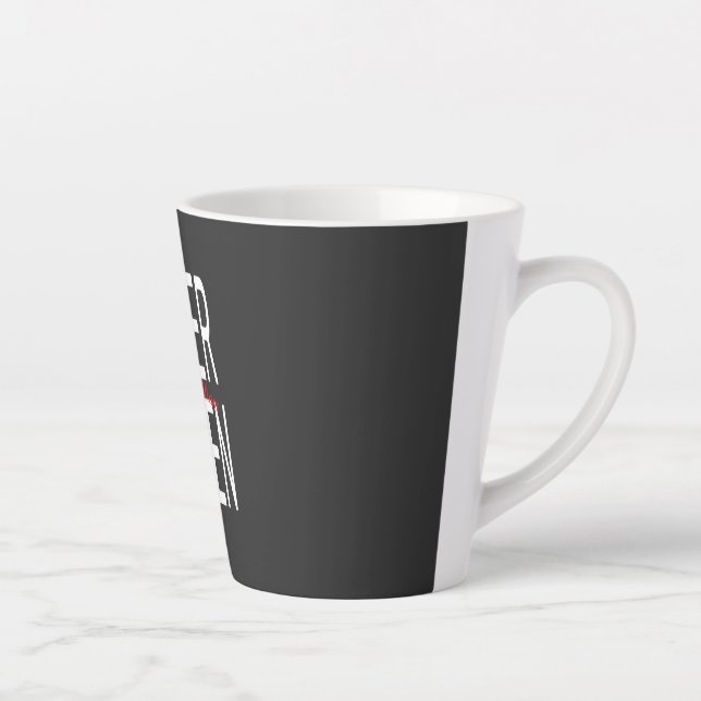 Tasse Latte Kindergarten Typography kinder garten  (Droite)
