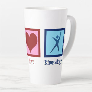 Tasse Latte Kinesiologiste Peace Love Kinesiologie