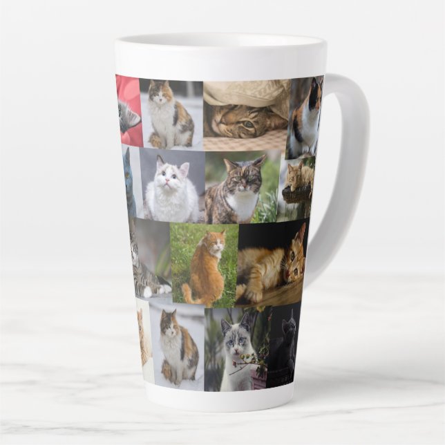 Tasse Latte Kitties partout (Angle droit)