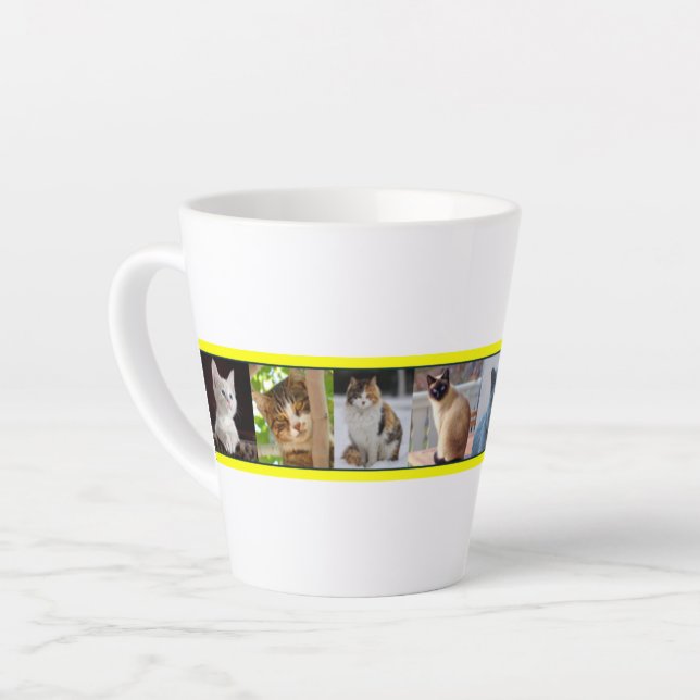 Tasse Latte Kitties partout (Angle gauche)
