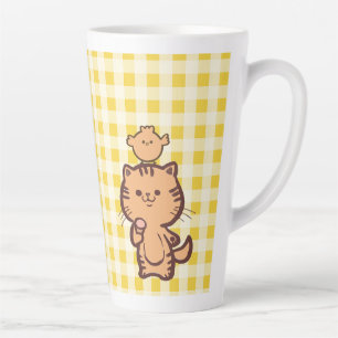 Tasse Latte Kitty et Little poulet