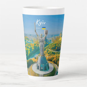 Tasse Latte Kyiv, Ukraine - Monument de la Mère Ukraine grand