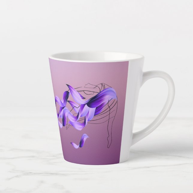 Tasse Latte La Danse - Belle Collection Lines (Droite)