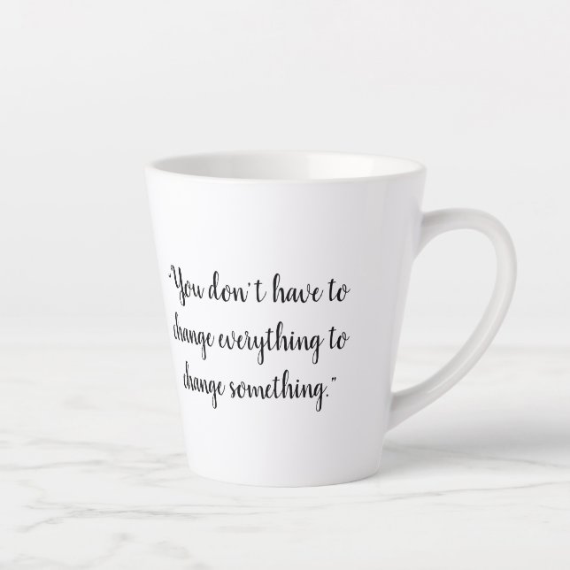 Tasse Latte La dernière vague de changements de Mama Kim (Droite)