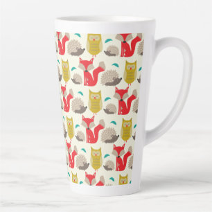 Tasse Latte La faune boisée