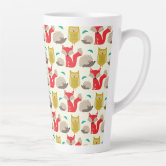 Tasse Latte La faune boisée