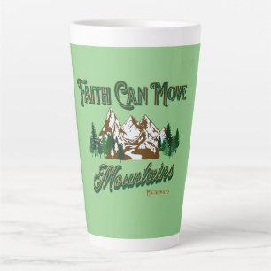 Tasse Latte La foi peut déplacer les montagnes