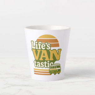 Tasse Latte La graphique de fourgonnette rétro des années 70 V