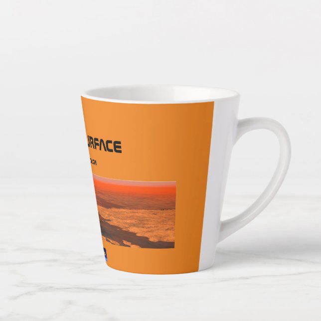Tasse Latte La large surface de Titan (Droite)
