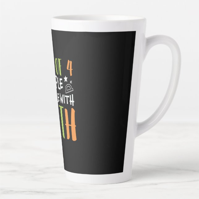 Tasse Latte La lutte des professeurs de mathématiques avec les (Droite)