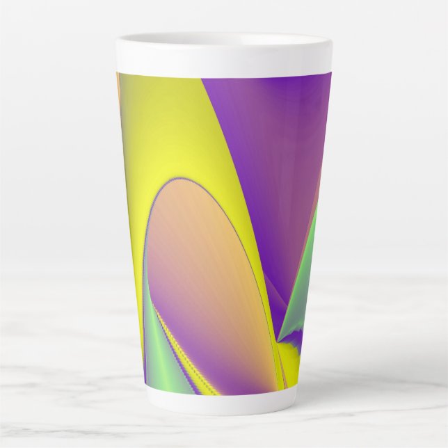 Tasse Latte La magie de l'été, 3D Art Abstrait (Devant)