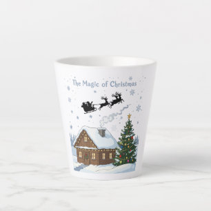 Tasse Latte La Magie de Noël   Le Traîneau du Père Noël & Cozy