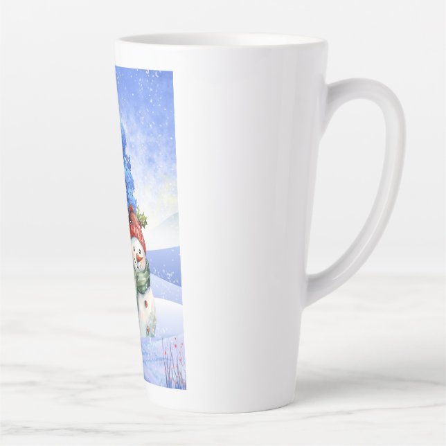 TASSE LATTE LA NEIGE S'AMUSERA EN HIVER (Droite)