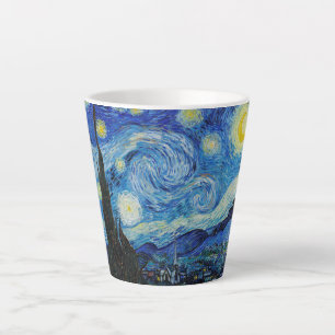 Tasse Latte La nuit étoilée (1889) par Vincent Van Gogh