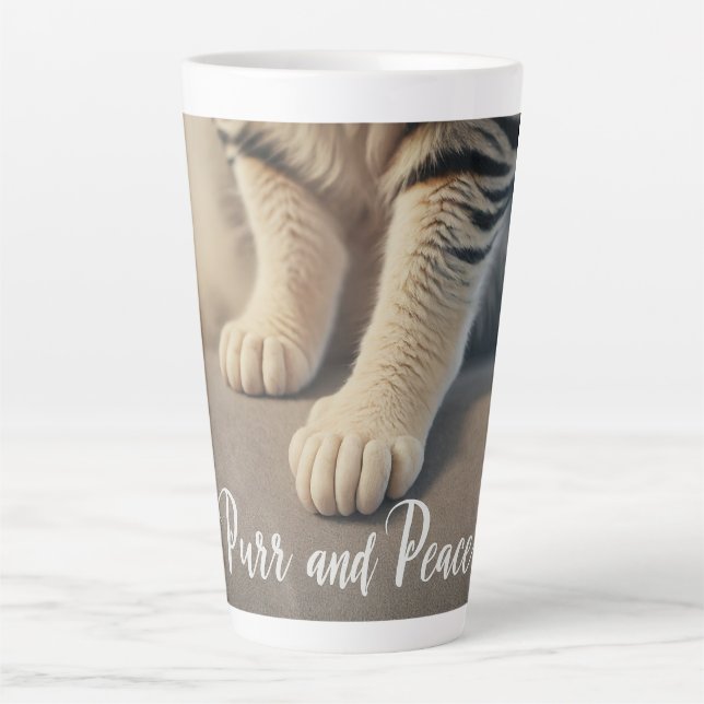 Tasse Latte La paix pure et simple (Devant)