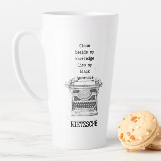 Tasse Latte La philosophie du savoir et de l'ignorance cite Ni