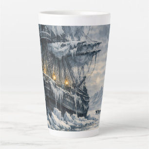 Tasse Latte La poursuite arctique de Frankenstein par BurnsInH