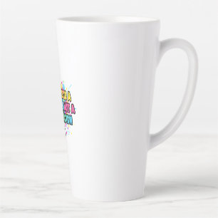 Tasse Latte La réussite est un voyage Design de citation motiv