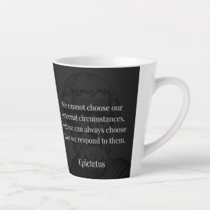 Tasse Latte La sagesse d'Epictetus : l'autonomisation par la r